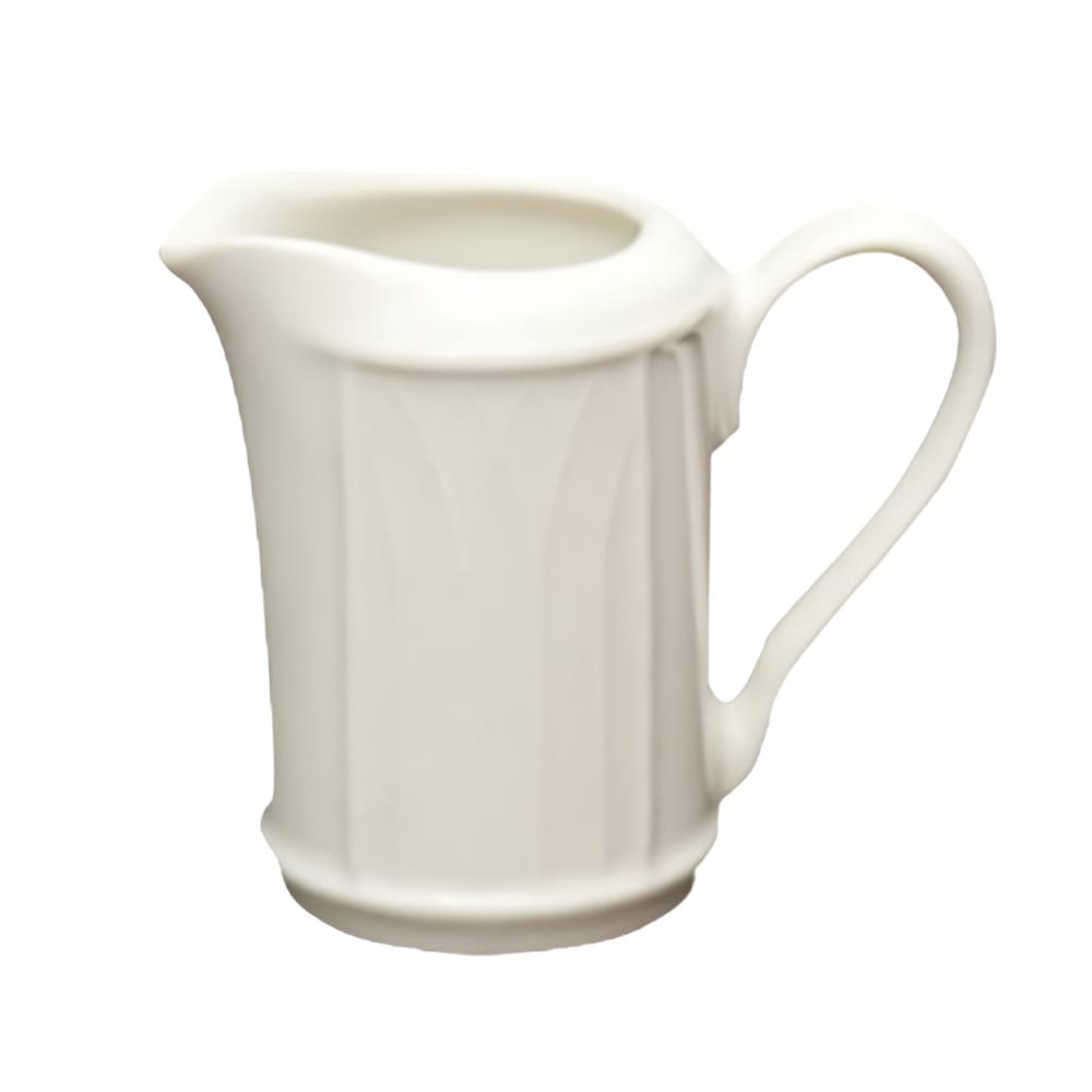 Homer Laughlin HL0427000 7 3/4 oz Gothic Creamer - China, White