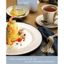 Homer Laughlin HL0427000 7 3/4 oz Gothic Creamer - China, White thumbnail 2