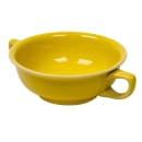 Homer Laughlin HL076320 10 1/4 oz Round Colorations Soup Bowl w/ Handles - China, Sunflower thumbnail 2