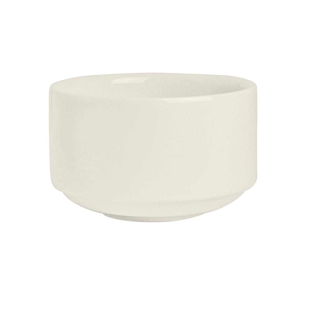 Homer Laughlin HL11800 13 oz Rolled Edge Soup Mug - China, Ivory