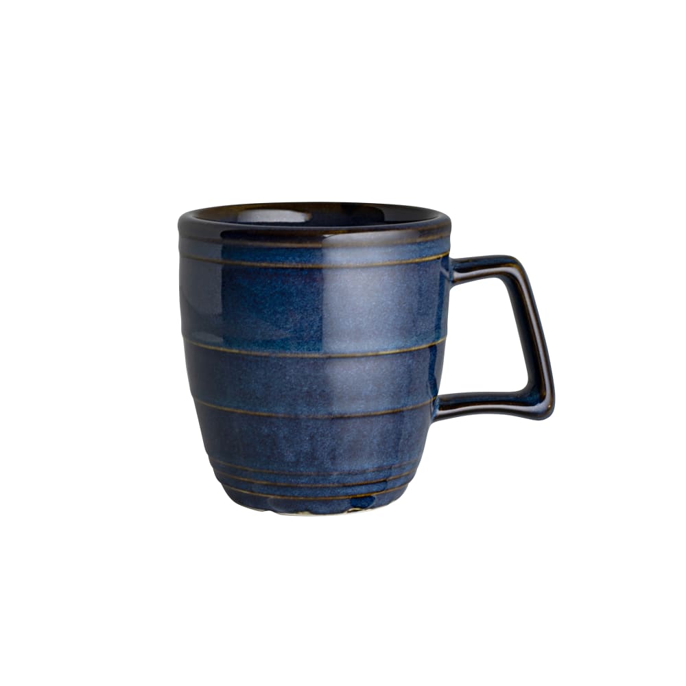 Homer Laughlin HL13229026 14 oz Indigo Flipside Mug - China, Indigo