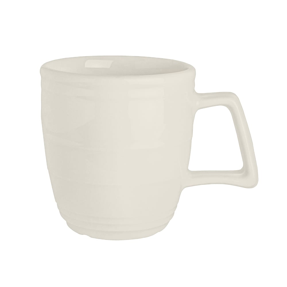 Homer Laughlin HL13229200 14 oz Flipside Mug - China, Ivory