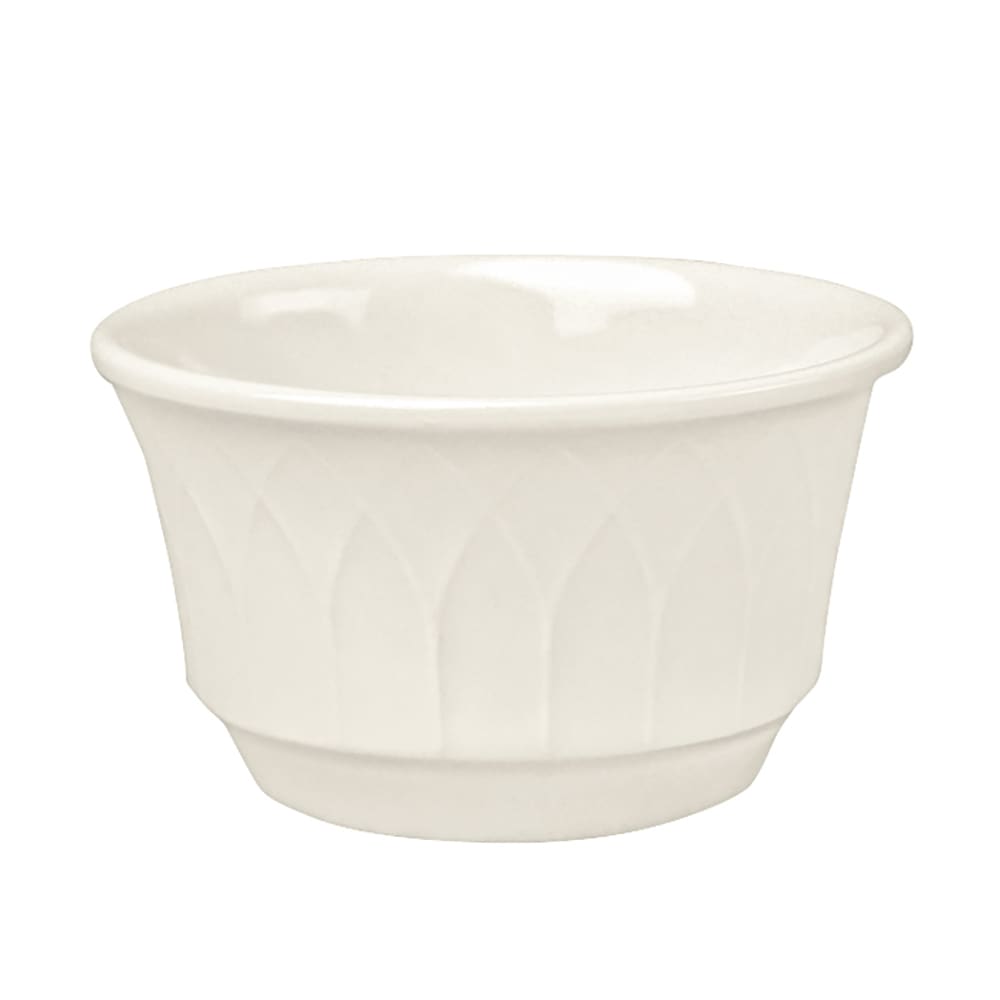 Homer Laughlin HL1467000 3 1/2 oz Gothic Ramekin - China, Ivory