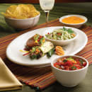 Homer Laughlin HL16200 4 1/2 oz Round Rolled Edge Fruit Bowl - China, Ivory thumbnail 2