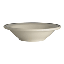 Homer Laughlin HL1701743 9 oz Round Black Line Grapefruit Bowl - China, Ivory thumbnail 2