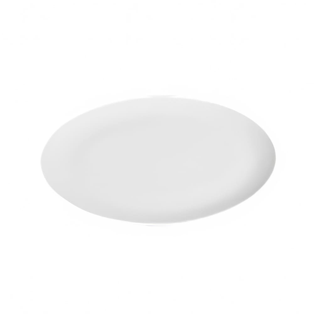 Hall China 15" x 11 3/4" Oval Coupe Platter - China, White (HL19400AWHA)