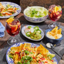 Homer Laughlin HL19441008 11 oz Round Blue Mex Nappy Bowl - China, Ivory thumbnail 3