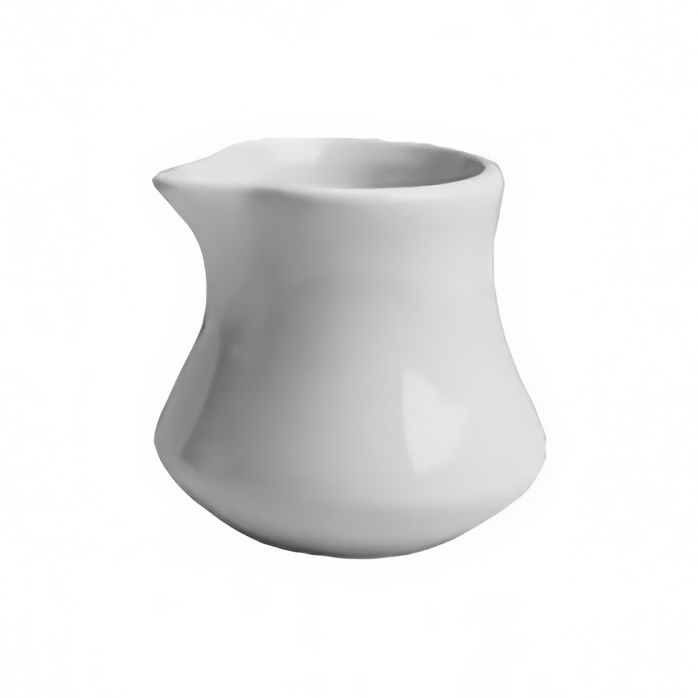 Hall China 3 1/2 oz Empire Creamer - Unhandled, China, White (HL195122AWHA)