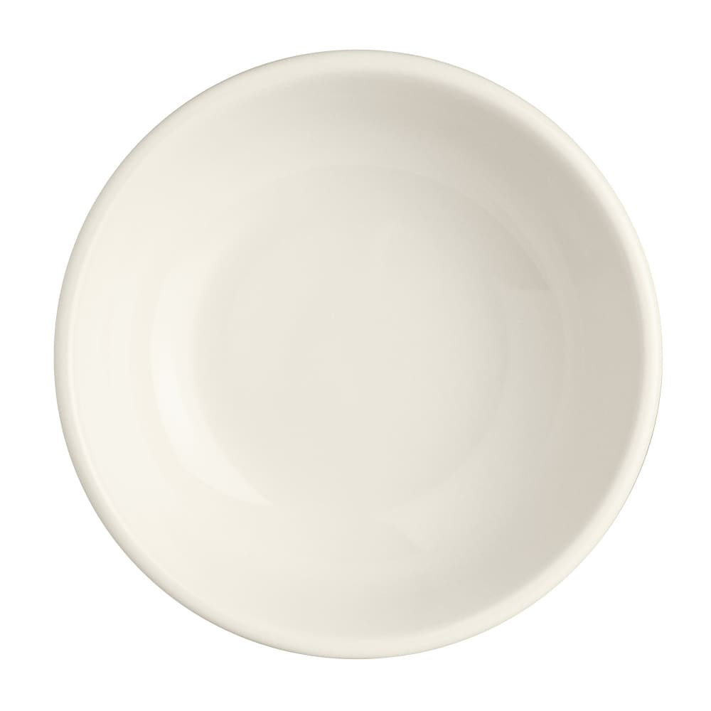 Homer Laughlin HL1951743 14 oz Round Black Line Nappy Bowl - China, Ivory