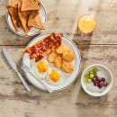 Homer Laughlin HL2051743 9" Round Black Line Plate - China, Ivory thumbnail 3