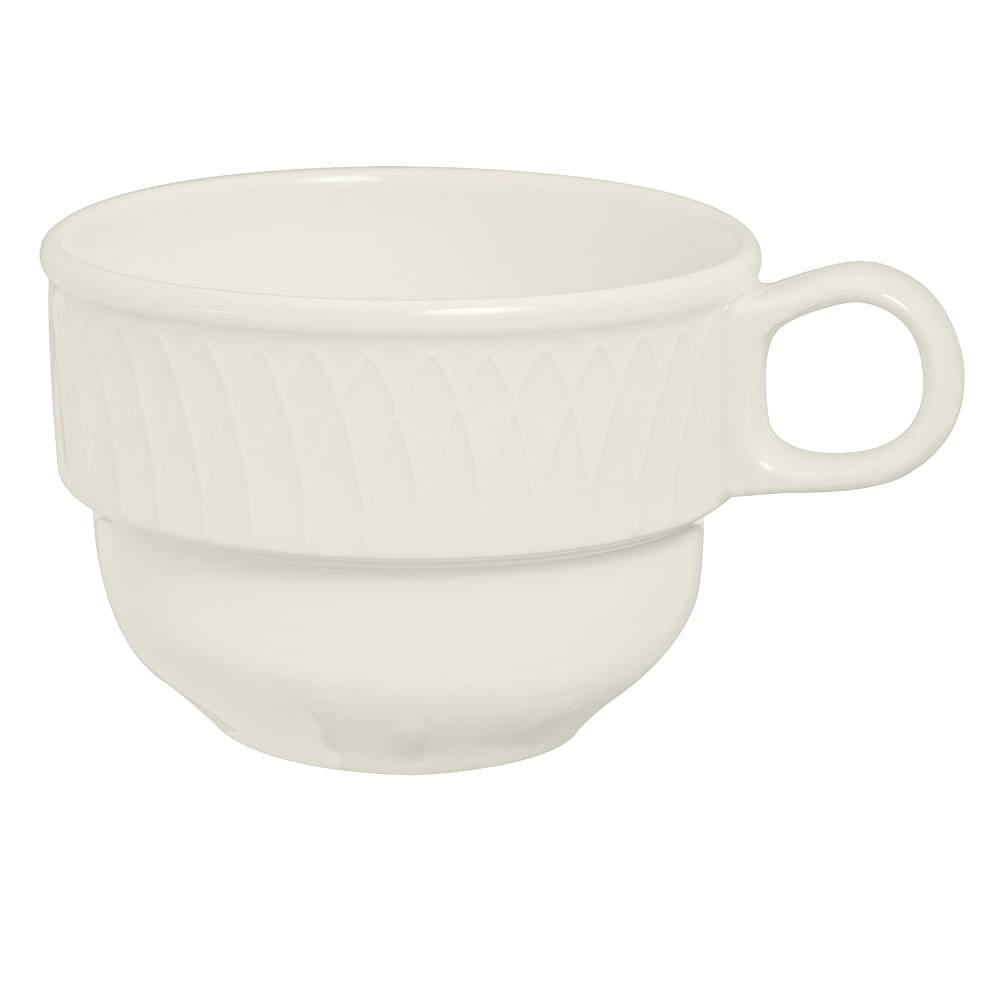 Homer Laughlin HL3147000 7 1/2 oz Gothic Cup - China, Ivory