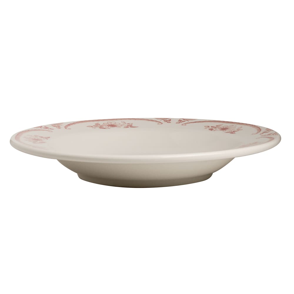 Homer Laughlin HL3802 20 oz Round American Rose Pasta Bowl - China, Rose
