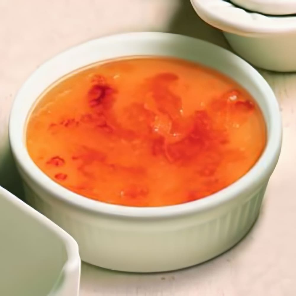 Hall China 8 oz Round Creme Brulee Dish - China, Fluted, White (HL45520AWHA)