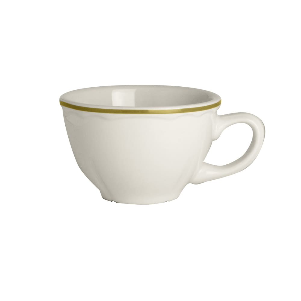 Homer Laughlin HL5080828 7 1/4 oz Styleline Cup - China, Old Gold