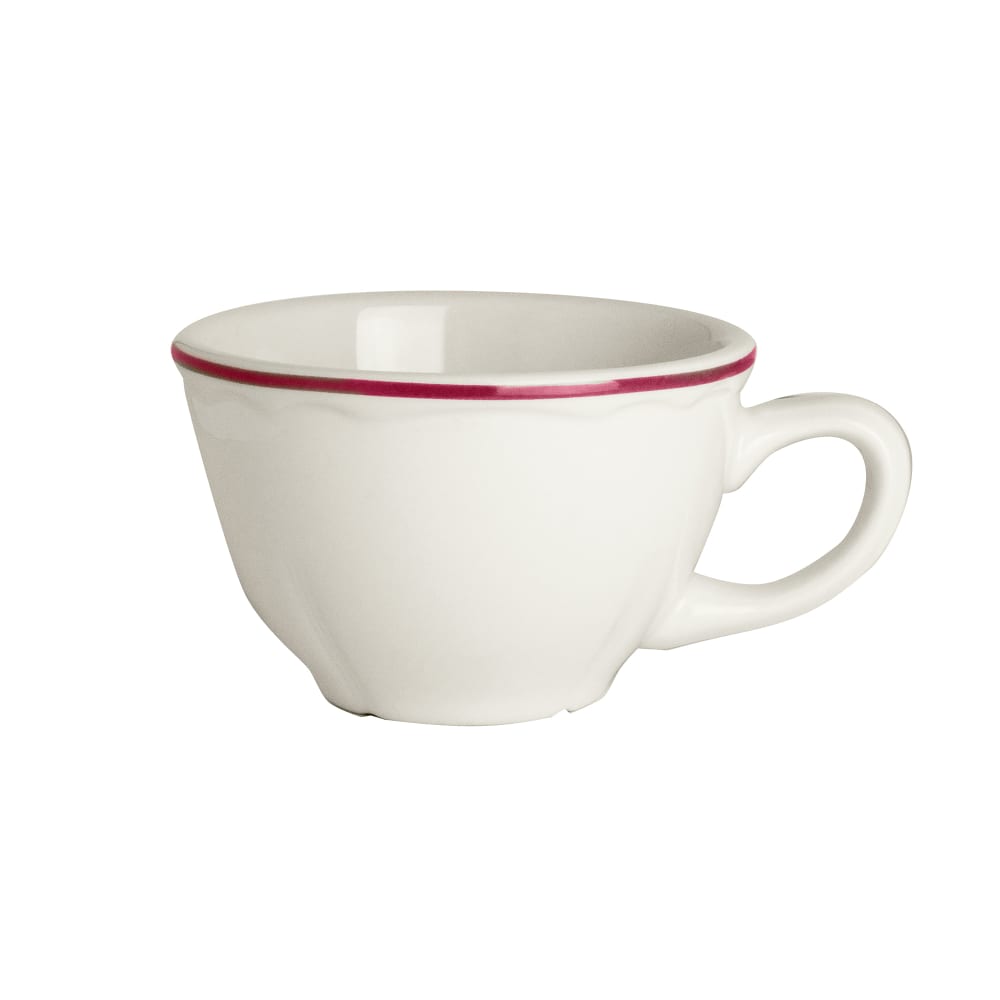 Homer Laughlin HL5080866 7 1/4 oz Styleline Cup - China, Maroon