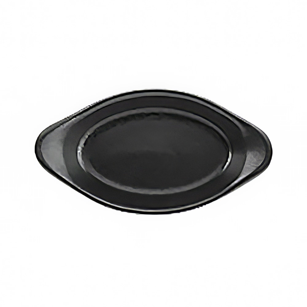 Hall China 10 oz Foundry Oval Rarebit/Au Gratin Dish - China, Black (HL5210AFCA)