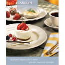 Homer Laughlin HL52300 7 3/4" x 5 5/8" Oval Carolyn Platter - China, Ivory thumbnail 2