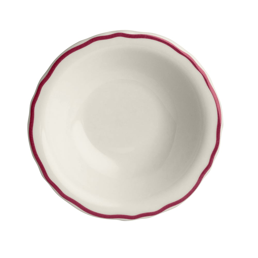 Homer Laughlin HL5290866 3 3/4 oz Round Styleline Fruit Bowl - China, Maroon