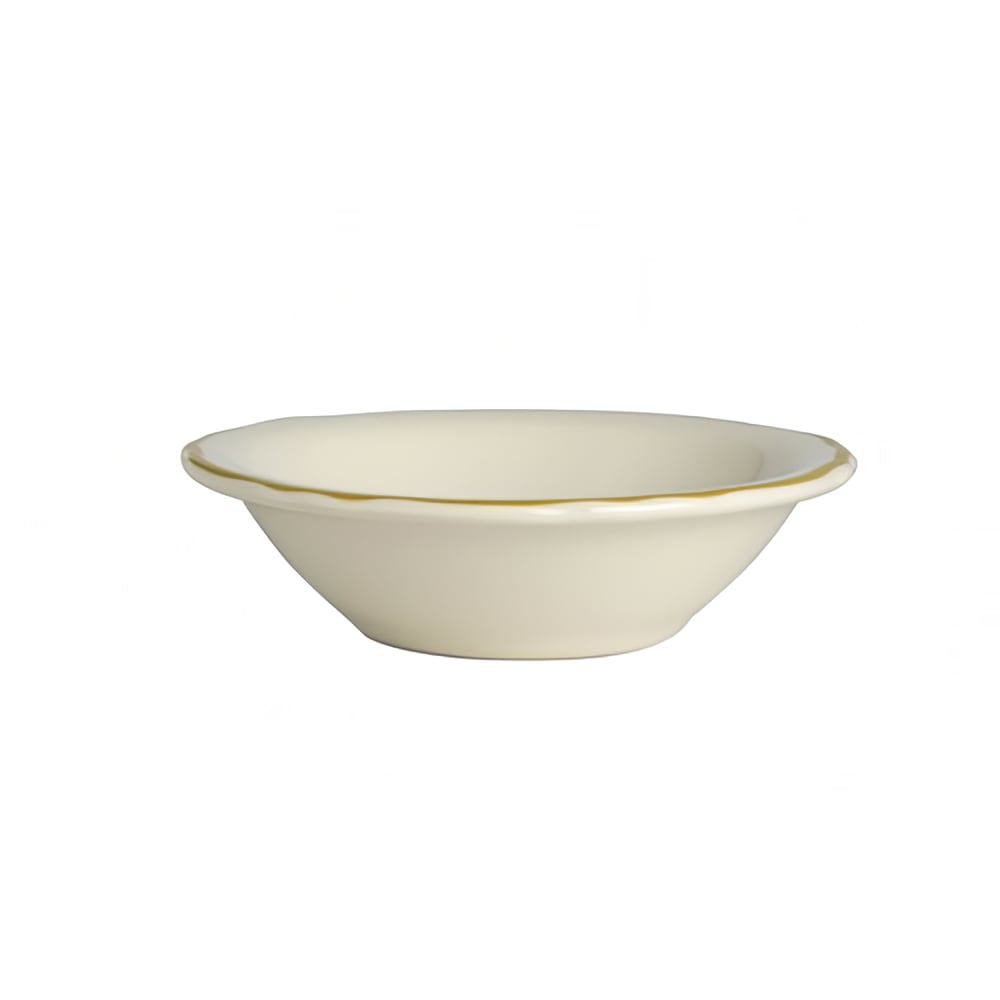 Homer Laughlin HL5330828 12 1/4 oz Round Styleline Grapefruit Bowl - China, Old Gold