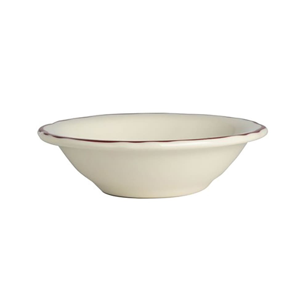 Homer Laughlin HL5330866 12 1/4 oz Round Styleline Grapefruit Bowl - China, Maroon