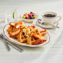 Homer Laughlin HL5330866 12 1/4 oz Round Styleline Grapefruit Bowl - China, Maroon thumbnail 2