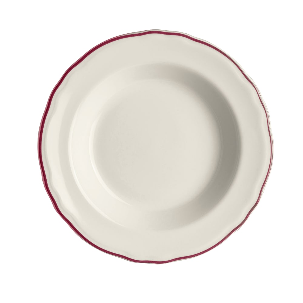 Homer Laughlin HL5640866 12 3/4 oz Round Styleline Soup Bowl - China, Maroon