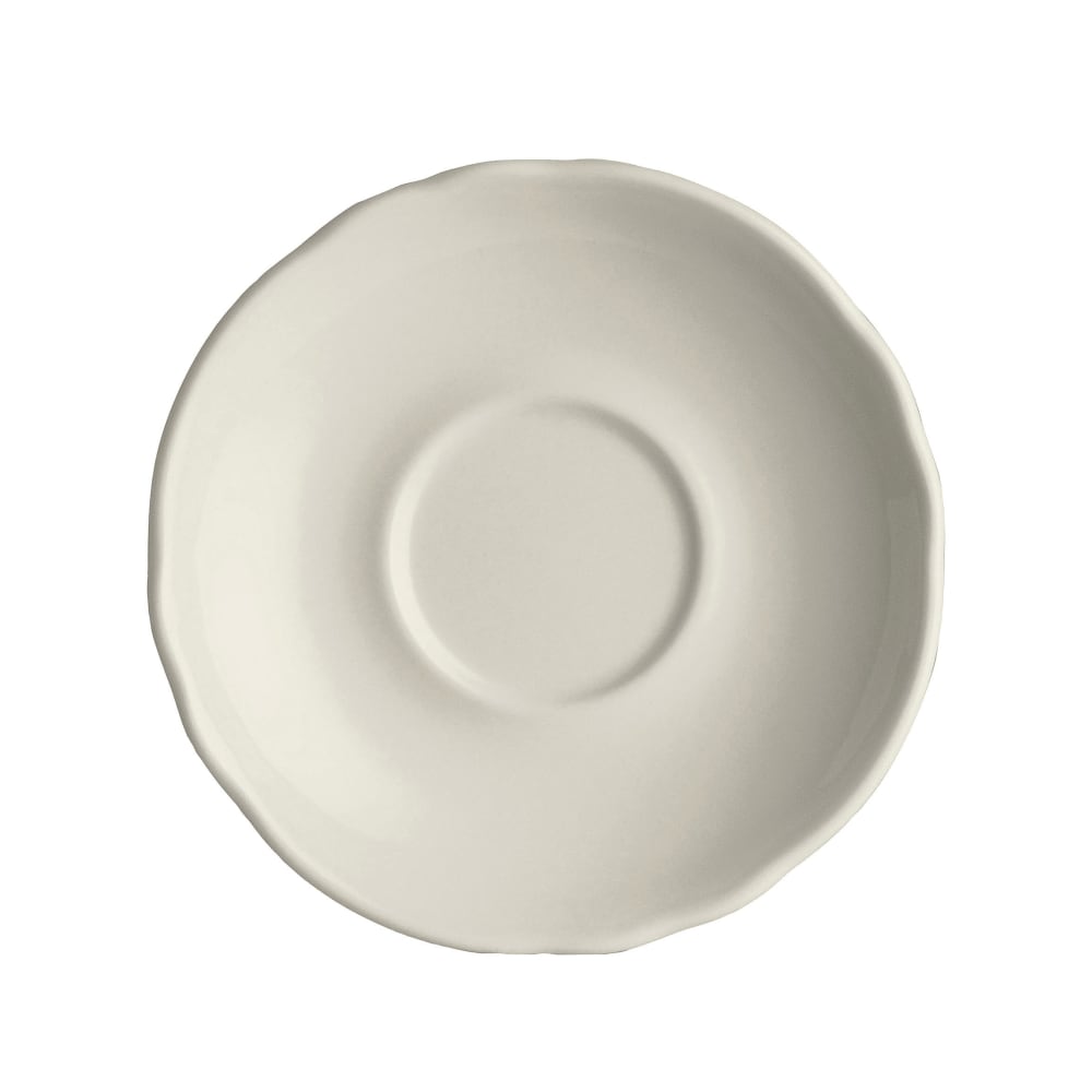 Homer Laughlin HL58000 5 5/8" Round Carolyn Saucer - China, Ivory
