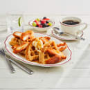 Homer Laughlin HL5800866 5 5/8" Round Styleline Saucer - China, Maroon thumbnail 2