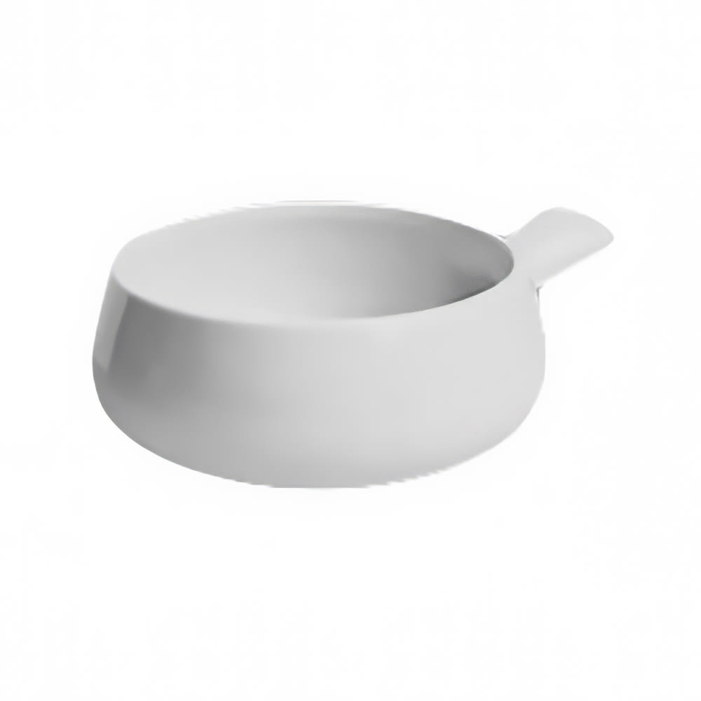 Hall China 11 oz Round Soup Crock w/ Handle - China, White (HL6530AWHA)