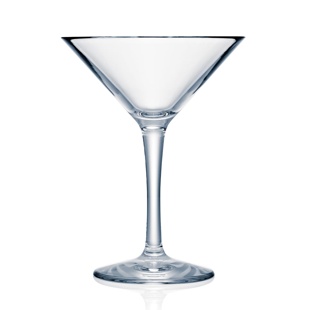 Strahl 8 3/4 oz Design Martini Glass, Plastic, Clear (N401083)