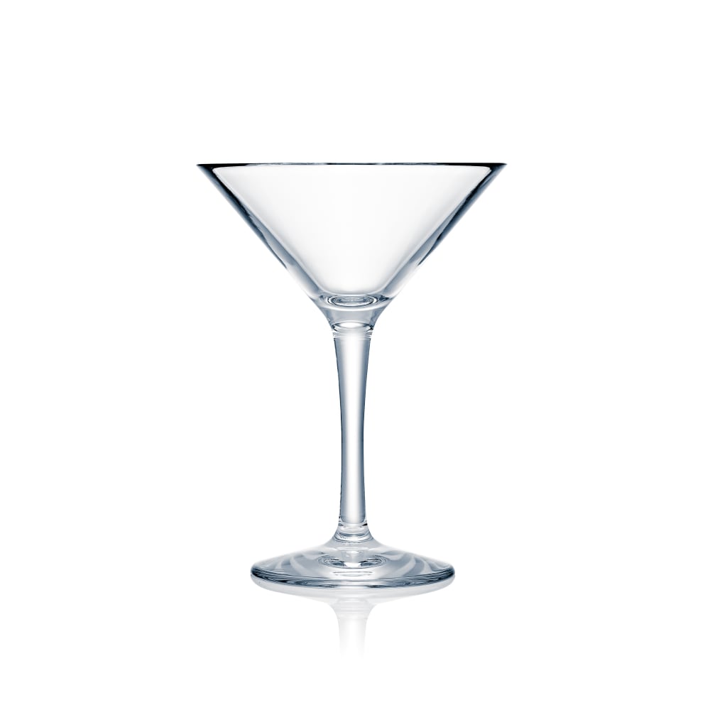 Strahl 10 oz Design Martini Glass, Plastic, Clear (N401903)