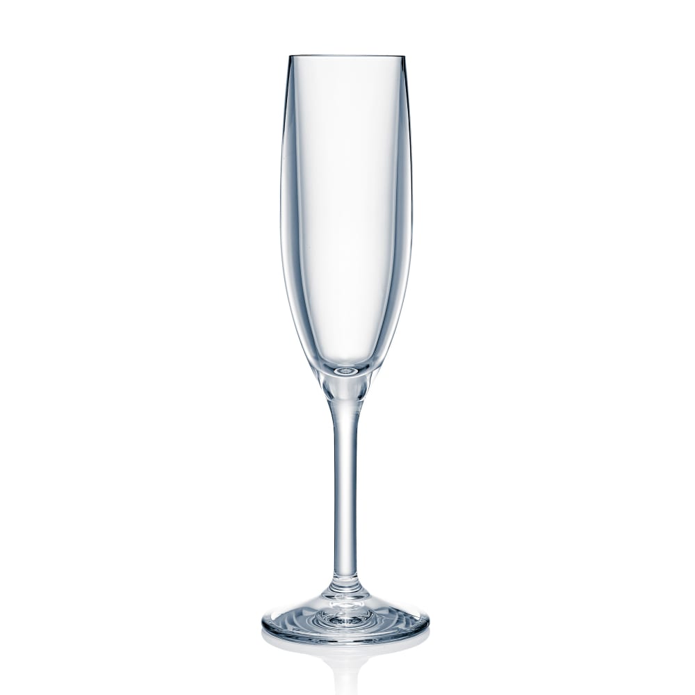Strahl 5 1/2 oz Design Champagne Flute, Plastic, Clear (N402503)