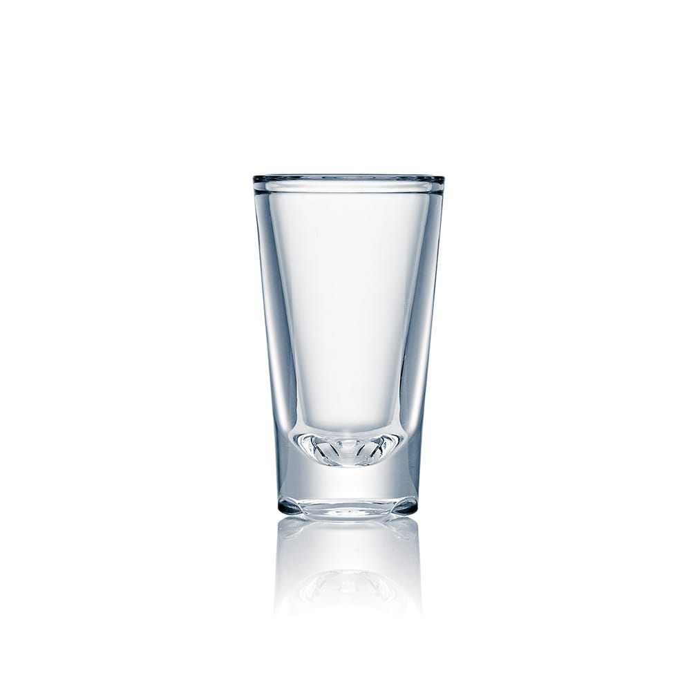 Strahl 1 1/4 oz Design Shot Glass, Plastic, Clear (N531253)