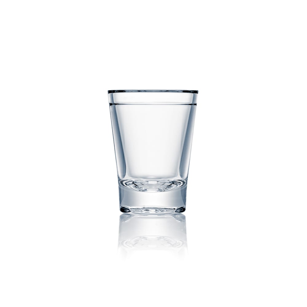 Strahl 1 3/4" Design Shot Glass, Plastic, Clear (N531703)