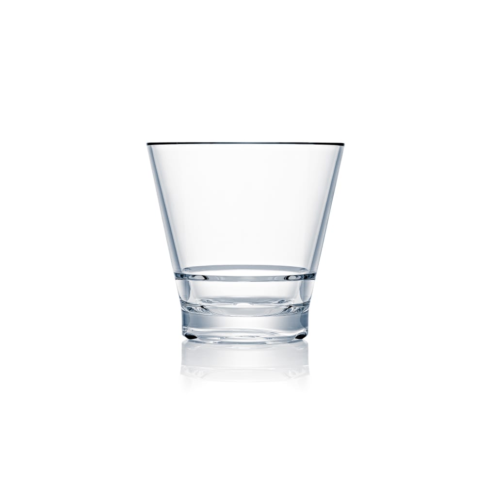 Strahl 12 oz CapellaStack Double Rocks Glass, Plastic, Clear (N710123)