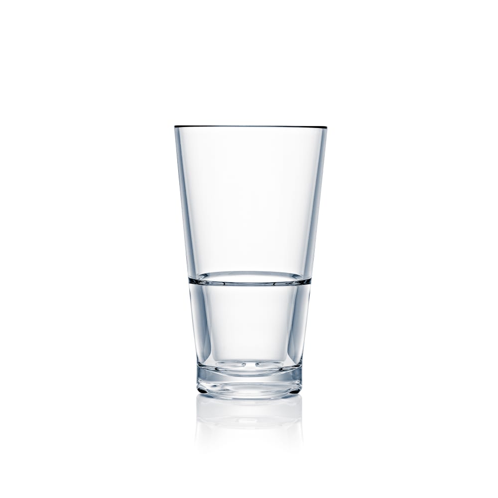 Strahl 16 oz CapellaStack Cooler Glass, Plastic, Clear (N710163)