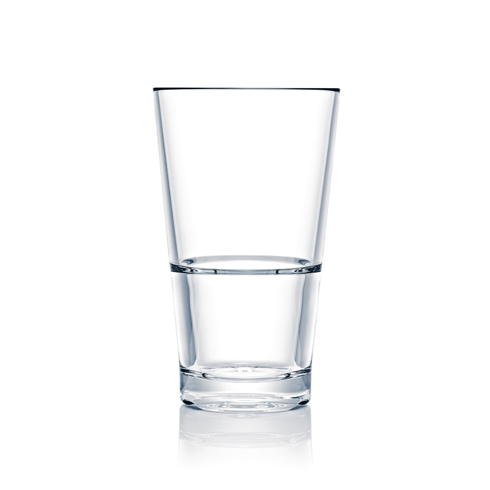 Strahl 20 oz CapellaStack Cooler Glass, Plastic, Clear (N710203)