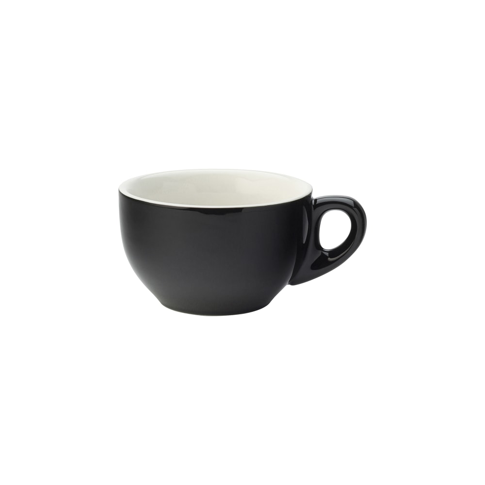 Steelite UCT8090 10 oz Utopia Barista Latte Cup - Porcelain, Black