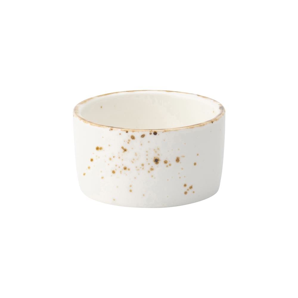 Steelite UCT9087 2 1/2 oz Utopia Umbra Round Ramekin - Porcelain, White