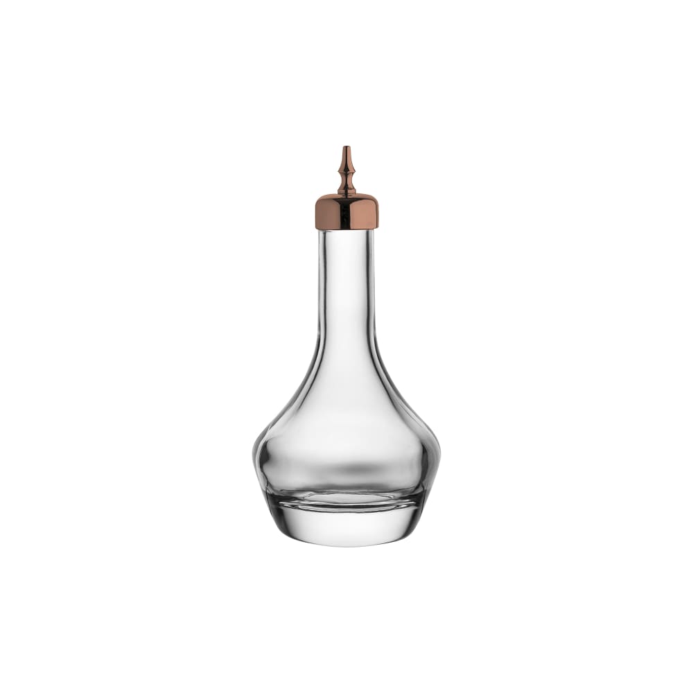 Steelite UR90265 3 1/2 oz Utopia Bitters Bottle w/ Copper Dasher