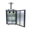 Micro Matic MDD23W-E-E 25" Dual Zone Wine Dispenser w/ (4) 1/6 Size Keg Capacity - (1) Column & (4) Taps, Black, 115v thumbnail 2