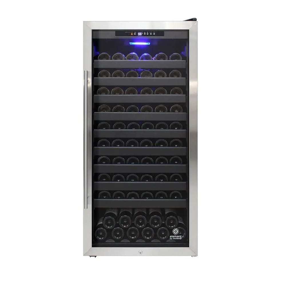 Vinotemp EL-100SBB 23 1/2" One Section Wine Cooler w/ (1) Zone, 114 Bottle Capacity, 115v