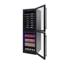Vinotemp EL-100WBC-TS 23 9/10" One Section Wine Cooler w/ (2) Zones, 98 Bottle Capacity, 115v thumbnail 6