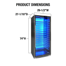 Vinotemp EL-300COMM 29 1/2" Private Reserve One Section Wine Cooler w/ (1) Zone, 188 Bottle Capacity, 115v thumbnail 5