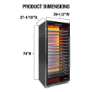Vinotemp EL-300COMM-L 29 1/2" Private Reserve One Section Wine Cooler w/ (1) Zone, 188 Bottle Capacity, 115v thumbnail 5