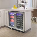 Vinotemp EL-30SWCB2D 29 1/2" Two Section Wine Cooler w/ (2) Zones, 33 Bottle Capacity, 115v thumbnail 11