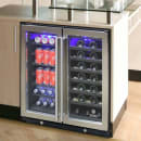 Vinotemp EL-30SWCB2D 29 1/2" Two Section Wine Cooler w/ (2) Zones, 33 Bottle Capacity, 115v thumbnail 12
