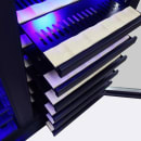 Vinotemp EL-30SWCB2D 29 1/2" Two Section Wine Cooler w/ (2) Zones, 33 Bottle Capacity, 115v thumbnail 6