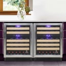 Vinotemp EL-46WCST 23 2/5" Connoisseur One Section Wine Cooler w/ (2) Zones, 46 Bottle Capacity, 115v thumbnail 10