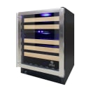 Vinotemp EL-46WCST 23 2/5" Connoisseur One Section Wine Cooler w/ (2) Zones, 46 Bottle Capacity, 115v thumbnail 2